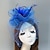 billige Fascinators-Fjer / Net fascinators / Hatte / Hovedstykke med Fjer / Blomster / Blomst 1 stk Bryllup / Speciel Lejlighed Medaljon