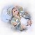 preiswerte Lebensechte Puppe-NPKCOLLECTION 18 Zoll NPK-PUPPE Lebensechte Puppe Neugeborenes lebensecht Geschenk Kindersicherung Non Toxic mit Kleidung und Accessoires für Geburtstags- und Festgeschenke für Mädchen / ASTM