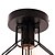 baratos Candeeiros de Teto-vintage 1-luzes gaiola de metal preto loft lâmpada do teto montagem embutida sala de jantar cozinha luminária