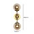 cheap Wall Sconces-Northern Europe Modern Electroplated Metal Wall Sconce 2-Head Glass Wall Lamp Living Room Dining Room Cafe