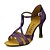 voordelige Latin dansschoenen-Dames Latin schoenen Ballroom schoenen Hakken Effen kleur Speciale hak Gesp Amandel Naakt Brons / Satijn / Leer