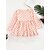 abordables Robes-Bébé Fille Pois Points Polka Manches Longues Robe Rose