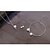 cheap Jewelry Sets-Women&#039;s Pearl Jewelry Set Ladies Sweet Fashion Pearl Earrings Jewelry Silver For Birthday Date