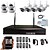 cheap Wireless CCTV System-Strongshine® 8ch  WIFI NVR with 1.3Megapixel Wireless  IP Camera(4PCS Weatherproof  Bulit  Camera &amp; 4PCS Dome Camera)CCTV Camera Security System Kit