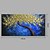 levne Abstraktní malby-Hang-malované olejomalba Ručně malované - Abstraktní Květinový / Botanický motiv Současný styl Moderní Obsahovat vnitřní rám / Reprodukce plátna