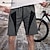 preiswerte Fahrradhosen Herren-SANTIC MTB-Shorts für Herren mit 3D-Polsterung für den Sommer, Fahrradbekleidung, schnell trocknend, Reißverschlusstaschen, lockere Passform, Bund mit Kordelzug, Radhose, gepolsterte Shorts, Polyester
