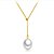 cheap Necklaces-Women&#039;s Pearl Freshwater Pearl Pendant Necklace Y Necklace Ladies Fashion Pearl Sterling Silver Stainless Steel White Gold 45 cm Necklace Jewelry For Gift Daily / 18K Gold
