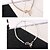 cheap Necklaces-Women&#039;s Pendant Necklace Bowknot Ladies Elegant Vintage Fashion Pearl Imitation Pearl Alloy Gold Silver 40+5 cm Necklace Jewelry 1pc For Party / Evening Going out