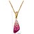 cheap Necklaces-Women&#039;s Cubic Zirconia Pendant Necklace - Zircon, Gold Plated Lovely Pink Necklace Jewelry For Party, Prom