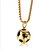 cheap Men&#039;s Necklaces-Pendant Necklace Ball Fashion Stainless Steel Gold 60 cm Necklace Jewelry For Party Gift Daily