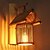 tanie Kinkiety-lampy ścienne w stylu retro vintage&amp;amp; Kinkiet zewnętrzny bambusowy kinkiet 220-240 V 40 W E27