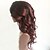 preiswerte Echthaarperücken mit Spitze-Cabello Natural Remy Spitzenfront Perücke Stufenhaarschnitt Rihanna Stil Brasilianisches Haar Wellen Burgund Perücke 130% Haardichte mit Babyhaar Gefärbte Haarspitzen (Ombré Hair) Dunkler Haaransatz