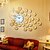 halpa DIY-seinäkellot-moderni tyyli luova kultainen super iso riikinkukko mykistetty seinäkello