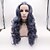 cheap Synthetic Lace Wigs-Synthetic Lace Front Wig Wavy Layered Haircut Lace Front Wig Medium Length Lake Blue Synthetic Hair Women&#039;s Curler &amp; straightener Gray