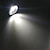 abordables Lampes Encastrées LED-zdm 4pcs dimmable gu10 gu5.3 e27 e14 4w épi 250-360lm réflecteur en aluminium épaissi noir led ampoules ac220v / ac110v