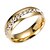 baratos Anéis-Band Ring Eternity Band Ring For Women&#039;s Cubic Zirconia tiny diamond Wedding Gift Daily Steel Stainless