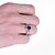 billige Motering-Kvinder Forlovelsesring Syntetisk Diamant geometriske Blå Kobber Ball damer Ferie Europeisk 6 7 8 9 / Oversized