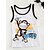 cheap Sets-Toddler Boys&#039; Clothing Set Sleeveless White Patchwork Cotton Daily Cartoon / Summer