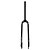 abordables Tenedores-tenedor Forks rígidos 28.6 mm Fibra de carbon Ciclismo para Ciclismo Bicicleta de Pista Bicicleta de Montaña Negro 3K Brilloso