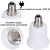 billiga Belysningstillbehör-ZDM® 10pcs E14 till E27 E14 / E26 / E27 Bulb Accessory / Omvandlare Plast och metall Lampa sockel