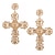 cheap Earrings-Women&#039;s Drop Earrings Long Cross Circle Cross Trendy Hyperbole Italian Earrings Jewelry Gold For Party / Evening Gift 1 Pair