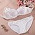 cheap Sexy Lingerie-Women&#039;s Lace Push-up Lace Bras Underwire Bra 3/4 Cup Bra &amp; Panty Set Floral Jacquard Embroidered Sexy Cotton Daily Going out Work White Black Gray