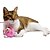 billige Katteleker-Interaktivt Teasers Leke med fjær Katter 1 Dyrevennlig Tegneserie Toy Lett og praktisk Plysj Gave Kæledyr Leketøy