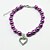 abordables Vêtements pour chiens-Chat Chien Collier Cœur Mode Mariage Vêtements pour Chien Vêtements pour chiots Tenues De Chien Noir / Rose Violet Bleu Costume pour fille et garçon chien Matériel mixte S M L