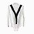 cheap Ice Skating Dresses , Pants &amp; Jackets-Figure Skating Top Men&#039;s Ice Skating Top White Spandex Micro-elastic Professional Competition Skating Wear Sequin Long Sleeve Figure Skating