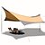 ieftine Corturi &amp; Adăposturi-Σκηνή για κάμπινγκ În aer liber Rezistent la Vânt Rezistent la UV Stâlp Cort de campare 1000-1500 mm pentru Plajă Camping / Drumeții / Speleologie Îmbrăcăminte Oxford 560*550 cm