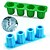 cheap Bakeware-4 Cavity Long Cool Ice Shooters Shot Glass Ice Mold Maker Bar Party Drink Freeze Mold