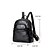 cheap Backpacks &amp; Bookbags-Cowhide Zipper Commuter Backpack Daily Black