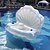 abordables Equipo de entrenamiento de natación-Concha Colchonetas inflables para piscina PVC Inflable Duradero Natación Deportes acuáticos para Adultos 160*135*30 cm