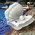 abordables Equipo de entrenamiento de natación-Concha Colchonetas inflables para piscina PVC Inflable Duradero Natación Deportes acuáticos para Adultos 160*135*30 cm