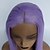 economico Parrucche lace sintetiche-Parrucche Lace Front Sintetiche Liscio Parte di mezzo Lace frontale Parrucca Lungo Viola Capelli sintetici Per donna Regolabili Di tendenza Glueless Viola