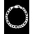 cheap Men&#039;s Bracelets-Men&#039;s Chain Bracelet Wide Bangle Hollow Simple Vintage Copper Bracelet Jewelry Silver For Daily Work / Silver Plated