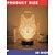Недорогие Декор и ночники-1 комплект 3D ночной свет Тёплый белый DC Powered / USB Креатив / Украшение / прикроватный 5 V