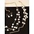 billiga Jewelry Set-Dam Pärla Brud Smyckeset Flytande damer Klassisk Vintage Mode Pärla Oäkta pärla örhängen Smycken Guld / Silver Till Bröllop Förlovning Maskerad Förlovningsfest Bal Löfte / Örhängen