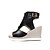 ieftine Sandale de Damă-Pentru femei Sandale Toc Platformă Pantofi vârf deschis PU Noutăți Vară Migdală / Negru