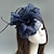 cheap Fascinators-Feather / Net Fascinators Kentucky Derby Hat / Headpiece with Feather / Floral / Flower 1PC Wedding / Special Occasion / Tea Party Headpiece