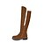 cheap Women&#039;s Boots-Women&#039;s Boots Block Heel Round Toe PU Knee High Boots Fashion Boots Winter Brown / Black / Beige / EU39