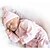 baratos Bonecas Reborn-Boneca renascida de 24 polegadas bebê menina recém-nascida presente natural