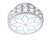 ieftine Montaj Plafon-Luminile de montare în formă de cristal de 22 cm de culoare luminoasă electroplate metalice moderne 110-120v / 220-240v