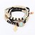 cheap Bracelets-6pcs Women&#039;s Bead Bracelet Layered Stack Ladies Fashion Multi Layer Cord Bracelet Jewelry White / Black / Red For Ceremony Office &amp; Career / Resin