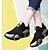 cheap Women&#039;s Sneakers-Women&#039;s Shoes PU(Polyurethane) Spring Comfort Sneakers Platform Black / Silver