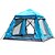 זול אוהלים וסככות-4 איש אוהל עם הצללה אוהל בית עם הצללה משפחה אוהל קמפינג חיצוני עמיד למים הגנה מפני השמש UV הגנת UV שכבה בודדה אוטומטי אוהל בקתה קמפינג אוהל 1500-2000 mm ל מחנאות וטיולים דיג חוף