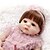 preiswerte Lebensechte Puppe-FeelWind 22 inch Reborn Doll Girl Doll Baby Girl Reborn Baby Doll lifelike Hand Made Child Safe Non Toxic Parent-Child Interaction Full Body Silicone with Clothes and Accessories for Girls&#039; Birthday