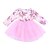 cheap Baby Girls&#039;  Dresses-Baby Girls&#039; Active Floral Print Long Sleeve Cotton Dress Blushing Pink / Toddler