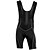 preiswerte Fahrradhosen Herren-WOLFBIKE Herren Radhose kurz mit Trägern Bib Shorts Fahhrad Kurze Hose Trägerhose entspannte Passform MTB Mountain Rennrad Sport Atmungsaktiv Rasche Trocknung Schwarz Polyester Coolmax® Elasthan