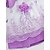 preiswerte Kleider-Mädchen 3D Blumen Kleid Kurzarm Sommer Frühling Herbst Blumen Schleife Baumwolle Polyester Baby